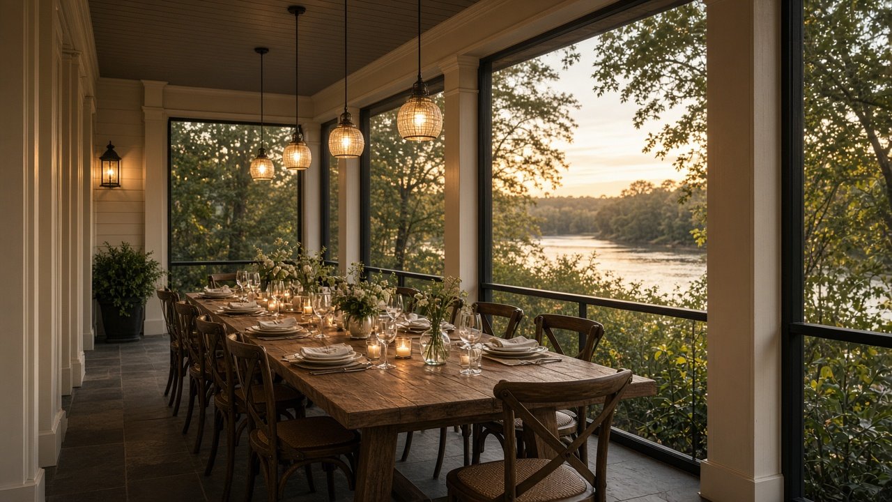 Fox Haven concept — Dining porch