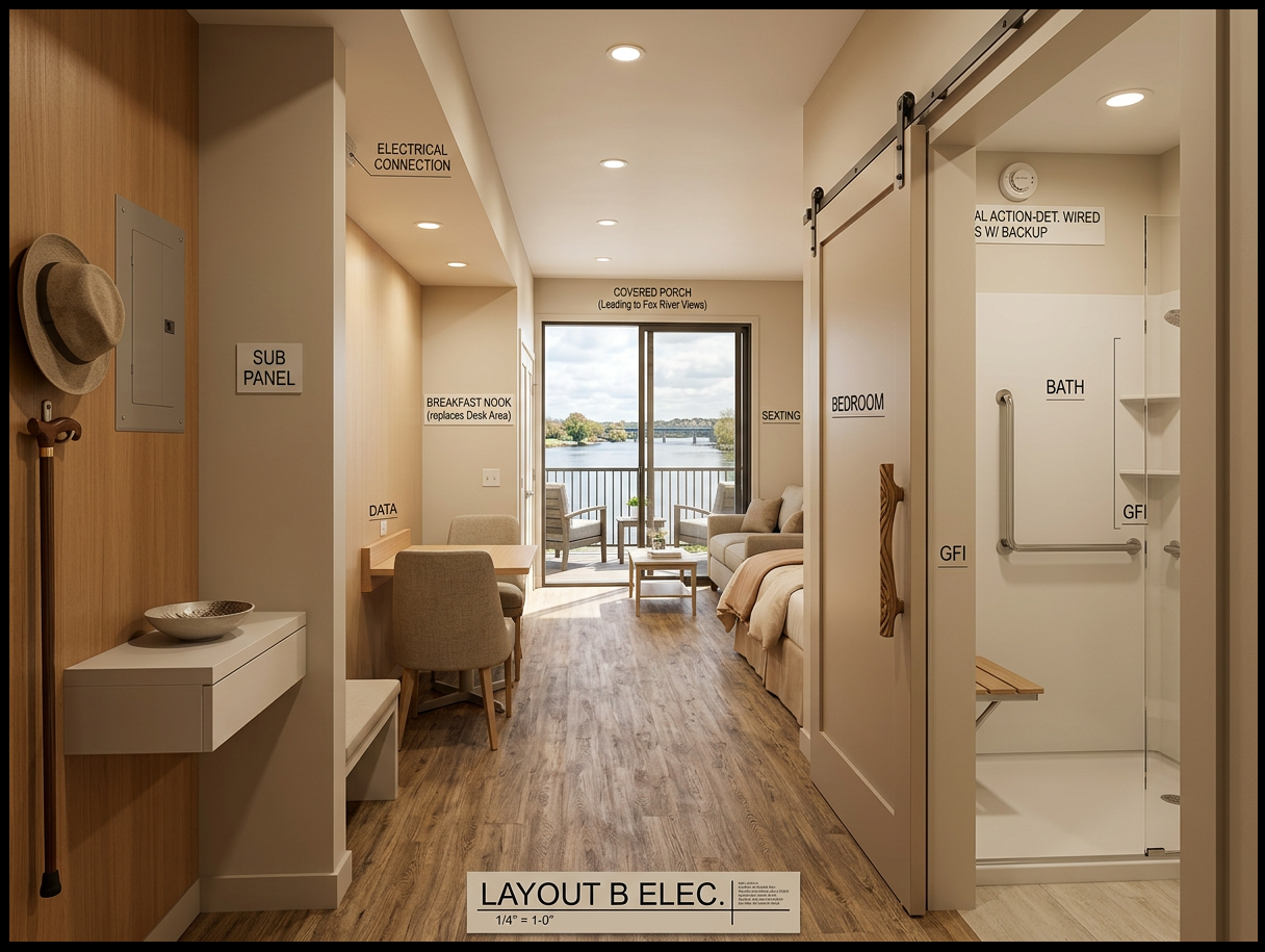Fox Haven Private Suite with Riverview